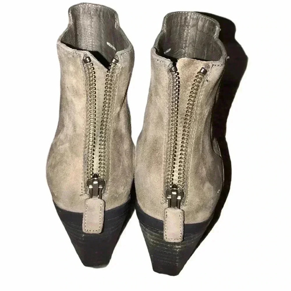 Eileen Fisher Peer Shadow Suede Bootie Size 6 - Picture 5 of 11